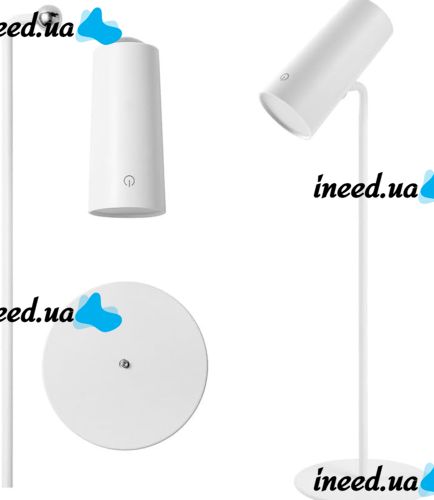 Настільна акумуляторна LED лампа Xiaomi Ly-739 2000mAh для читання 4000K, переносний бездротовий світильник MIB 6 DFTP 71655001 3 режими Білий