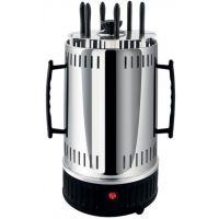 Vertical electric kebab maker Domotec MS-7781 1000W for 6 skewers Black electric kebab maker black