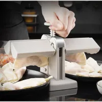 Double Manual Dumpling Machine for Dumpling Dumplings and Dumplings Dumpling Mold MA-24 Mold Machine with Automatic Double Head for Dough