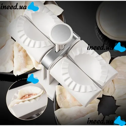 Double Manual Dumpling Machine for Dumpling Dumplings and Dumplings Dumpling Mold MA-24 Mold Machine with Automatic Double Head for Dough