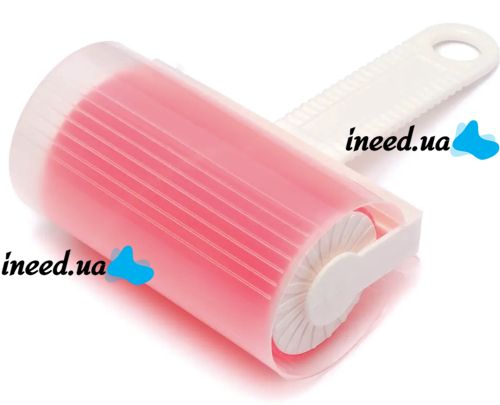 Sticky Roller for Cleaning Clothes and Furniture Roll Furr MS-1054 Reusable Washable Silicone Roller Velcro with Wool Removal Case Lint Remover