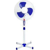Напольный вентилятор Opera OP-1619 40 см stand fan 16" 40W с регулировкой высоты, Бесшумный вентилятор Опера 40Вт на пол 3 скорости Белый