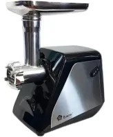 Kitchen Electric Meat Grinder Domotec MS-2022 3000W, Household Electric meat Grinder with sausage and kebbe attachments and a 3000W Homotek Pusher Black