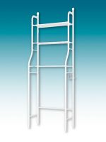 Стойка над унитазом Supretto Toilet Rack БЕЛАЯ TW-101 напольный стеллаж, полка, органайзер для хранения, этажерка WM-64