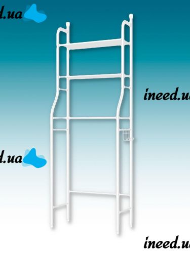 Стойка над унитазом Supretto Toilet Rack БЕЛАЯ TW-101 напольный стеллаж, полка, органайзер для хранения, этажерка WM-64