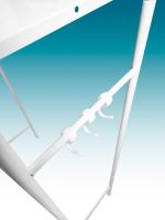 Стойка над унитазом Supretto Toilet Rack БЕЛАЯ TW-101 напольный стеллаж, полка, органайзер для хранения, этажерка WM-64
