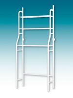 Стойка над стиральной машиной БЕЛАЯ Supretto Washing Rack TW-106 напольный стеллаж, полка органайзер для хранения, этажерка