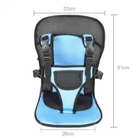 Child Frameless car seat Multi Function Car Cushion Blue, Universal car seat for a child in a car up to 25 kg, Comfortable car seat