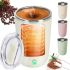 Automatic Cup Stirrer Magnetic Self Stirring Coffee Mugs 350 ml with Mixer for Stirring Coffee Thermocup with Automatic Mixing YOUZI with Lid