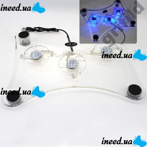 Охолоджуюча підставка для ноутбука кулер CoolerPad Laptor Notebook Cool Pad LSY-639