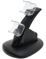 UKC WG-01 Charging Station Stand for 2 Playstation PS4 Slim/Pro Joysticks Charger for backlit joystick gamepads