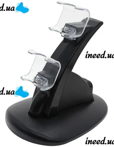 UKC WG-01 Charging Station Stand for 2 Playstation PS4 Slim/Pro Joysticks Charger for backlit joystick gamepads