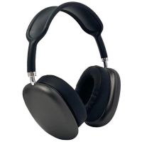 Overhead Wireless Bluetooth Headphones Macaron P9 Max with Aux, Full-size Bluetooth Stereo Headphones with microSD Memory Card Slot, TF Card Black