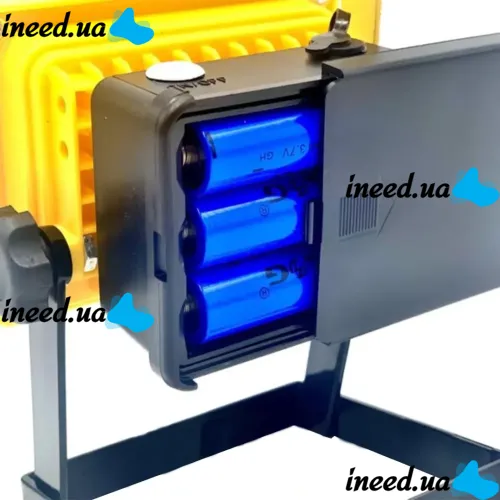 Переносний надпотужний прожектор Bailong BL-204 100W XML T6-WS Ручний акумуляторний ліхтар з поліцейською мигалкою для кемпінгу 3 режими роботи