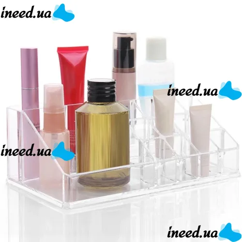 Настільний акриловий органайзер акриловий Cosmetic Storage Box для косметики і дрібниць, косметичний бокс з висувними ящиками прозорий