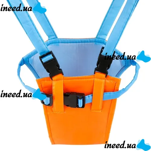 Moby Baby Moon Walk baby walker first steps for baby, Baby safety leash - baby support, Baby walker reins for kids Orange