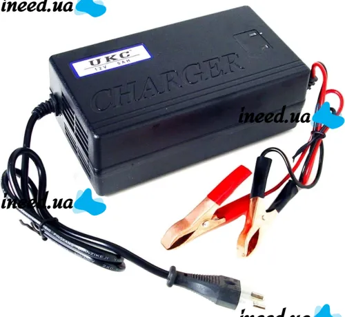 Зарядное устройство UKC Battery Charger MA-1205A 12V 5A для зарядки автомобильного аккумулятора Зарядка для аккумуляторов авто и мото 4 фазы MA1205