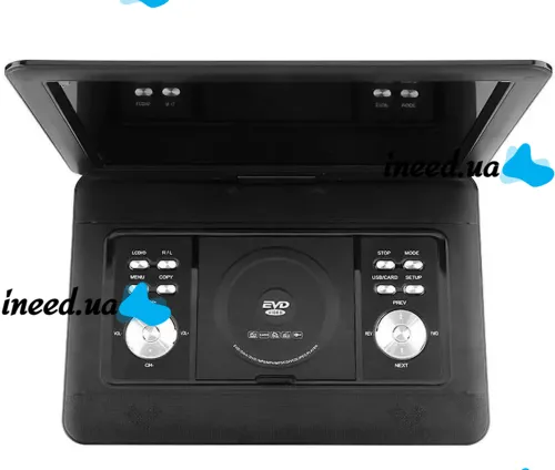Opera OP-1580 20" inch Digital Car DVD Player, Portable Rotary T2 TV Player Opera Book with Joystick and Remote Control NS-1580
