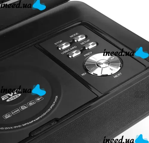 Opera OP-1580 20" inch Digital Car DVD Player, Portable Rotary T2 TV Player Opera Book with Joystick and Remote Control NS-1580