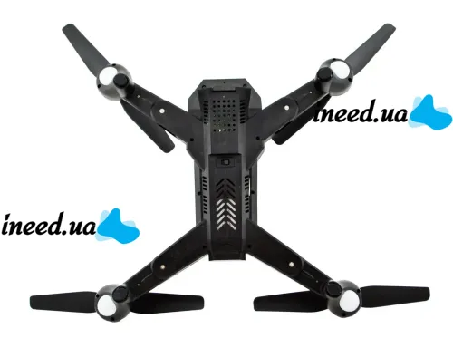 Квадрокоптер складаний професійний D5HW DRONE s9 Phantom Pro з WIFI камерою, Дрон з підсвічуванням на акумуляторі Коптер на радіокеруванні 4 DRC V4