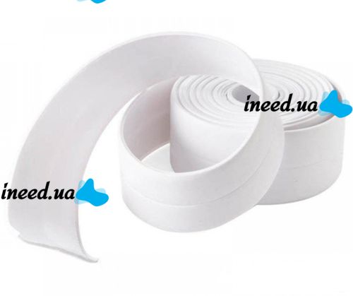 Waterproof Self-adhesive Curb Tape Waterproof Tape LY129 3.2 Meters for Bathtub , Insulating Super Strong Adhesive Tape for Bathrooms and Kitchen