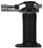 Gas turbo lighter burner Antai 0595 with piezo ignition and stand, Turbo burner soldering iron Atomic with fire control up to 1300°C for barbecues