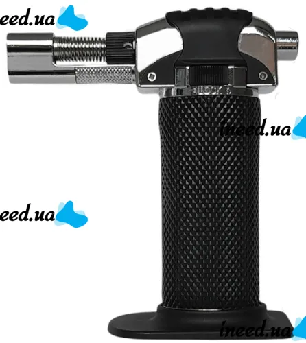 Gas turbo lighter burner Antai 0595 with piezo ignition and stand, Turbo burner soldering iron Atomic with fire control up to 1300°C for barbecues