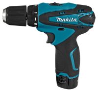 Акумуляторний набір Makita 2в1 Шуруповерт DF330DWE міні болгарка Meterk W-153-7 12V 2Ah, Набір Макіта з 2 акумуляторами і насадками в кейсі