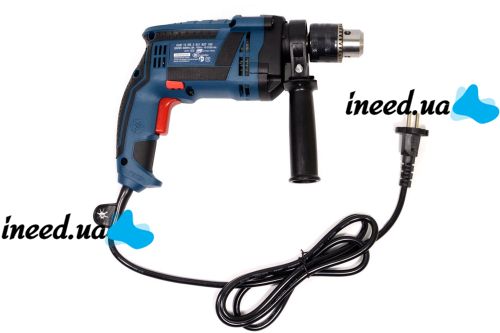 Ударний дриль Bosch GSB 13 re Professional 600W в кейсі з набором інструментів