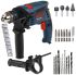 Impact drill Bosch GSB 13 RE Professional 600W in a case with a set of tools