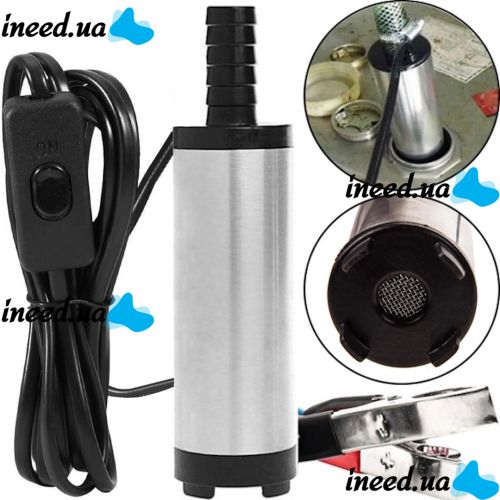 Diesel Pump Automotive Submersible Diesel Pump for Pumping Diesel Fuel with 12V 38 mm Pliers, 12V Electric Pump for Kerosene and Fuel Oil