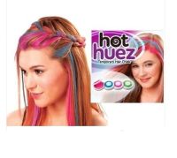Colored crayons hair powder hot huez original Hot huez - instant coloring