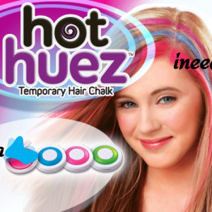Colored crayons hair powder hot huez original Hot huez - instant coloring