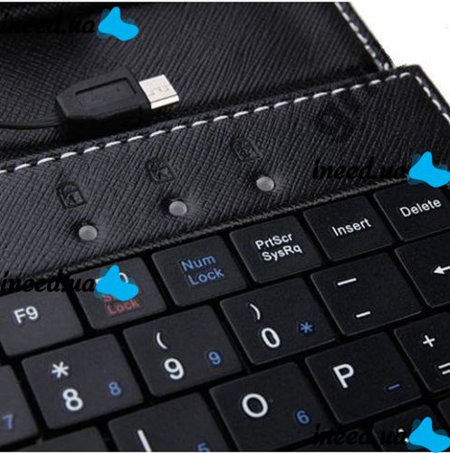 Чохол клавіатура для ПК планшета 7 Rus Black Mini і Micro Usb, чохол для планшета ПК "7"