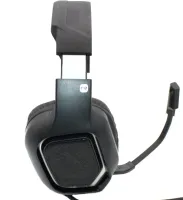 Cyberpunk CP-007 Gaming Wired Headphones with Backlight and Microphone Gaming Full-size Headphones with Headset for PC and Laptop 96491 Black
