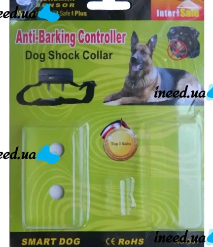 Електронний нашийник антилай Anti Barking Controller ao-881 акумуляторний, дресирувальний нашийник для собак зі звуком і вібрацією стримуючий гавкіт