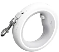 Автоматичний поводок рулетка Xiaomi Moestar UFO Retractable Leash 2 Plus з ліхтариком для собак 5 м до 30кг, браслет на руку з блокіратором довжини