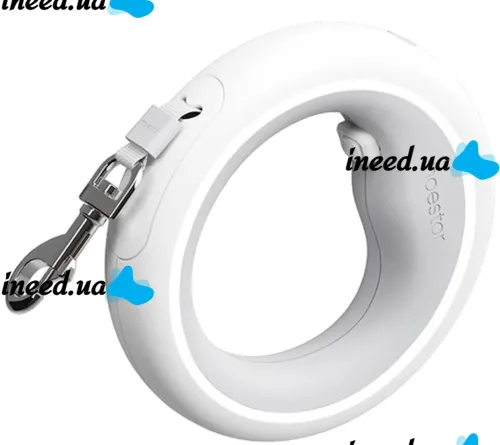 Автоматичний поводок рулетка Xiaomi Moestar UFO Retractable Leash 2 Plus з ліхтариком для собак 5 м до 30кг, браслет на руку з блокіратором довжини
