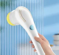 Електрична бездротова щітка Electric Cleaning Brush для миття та прибирання 5 в 1 багатофункціональна акумуляторна USB щітка з насадками для чищення