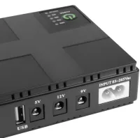 UPS DC1018P Uninterruptible Power Supply for WI-Fi Router 5V 9V 12V Power Bank 10400 mAh, 18W Uninterruptible Power Supply for Modem Switches and Cameras