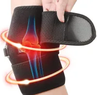Universal Bandage Knee Warmer ThermaFix TP-02 Heated by USB, Warming Knee and Shoulder Pad 3 Modes 5V Black