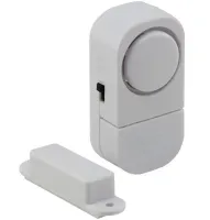 Wireless door and window alarm Door/Window Entry Alarm RL-9805, Sound with vibration sensor and sound of 90 dB RL9805 on batteries