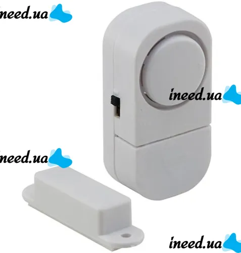 Wireless door and window alarm Door/Window Entry Alarm RL-9805, Sound with vibration sensor and sound of 90 dB RL9805 on batteries