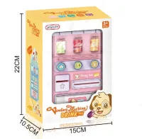 Children's Toy Vending Machine with Drinks Vending Machine Drink Voice 8288, Toy Store Play Set with Lighting Effects