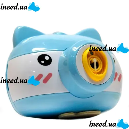 Children's soap Bubble Generator Pig Bubble Camera HJ-458 in the form of a camera, a toy camera for blowing soap bubbles on batteries