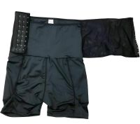 Corrective panties-shorts Body Hip Pants for buttocks enlargement with an overstated high waist and push-up effect, thigh-tightening Black