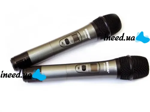 Радіосистема Shure SH-600g3, база, 2 мікрофони, гарнітура бездротова професійна радіосистема з двома мікрофонами і базою
