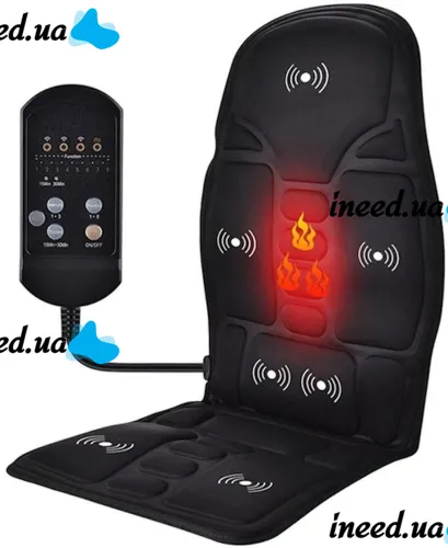 Massage cape for the Massage Cushion Inspire 083MC heated in-car Vibrating massager LY-54 for sitting from the mains and cigarette lighter