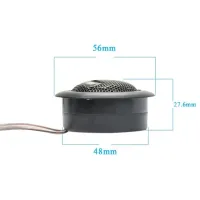 Car mortise speakers squeakers D=6 cm Tweeter MA-260 120W 1545 speakers in the car 2 pcs, Acoustics MA 260 120 W in the car, Car acoustics Black