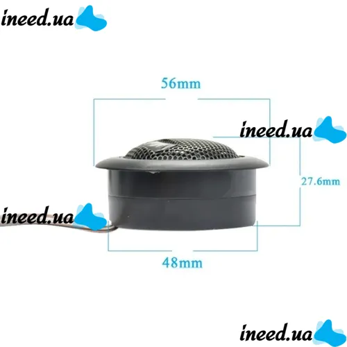 Car mortise speakers squeakers D=6 cm Tweeter MA-260 120W 1545 speakers in the car 2 pcs, Acoustics MA 260 120 W in the car, Car acoustics Black